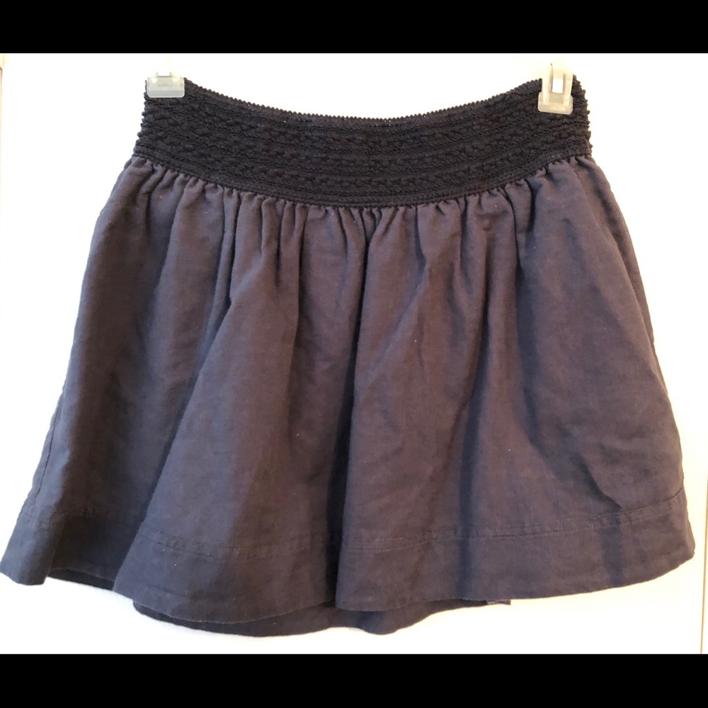 🍀 J. Crew grey and black skirt